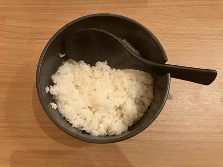 おひつ/白ご飯/旅館の朝ご飯 おひつ,黒,プラスチックの写真素材