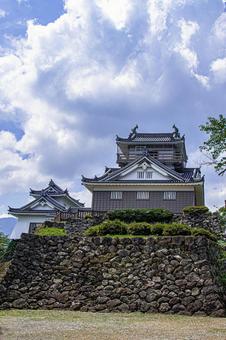 越前大野城 越前大野城 越前大野城,大野城,続日本100名城の写真素材