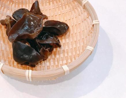 きくらげ きくらげ きくらげ,乾物,乾燥の写真素材