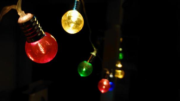 ランプ 背景素材,クリスマス,イルミネーションの写真素材