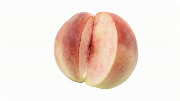 桃 果肉 マクロ撮影(背景透過) 桃 果肉 マクロ撮影(背景透過) 桃,peach,果物の写真素材