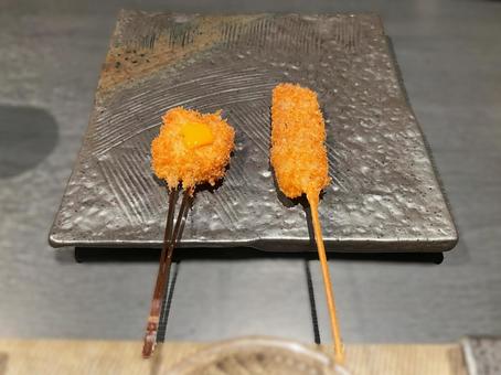 串カツ 串カツ 串カツ,串揚げ,串の写真素材