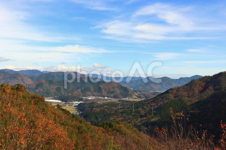 竹田城跡からの風景 竹田城跡,朝来市,兵庫県の写真素材