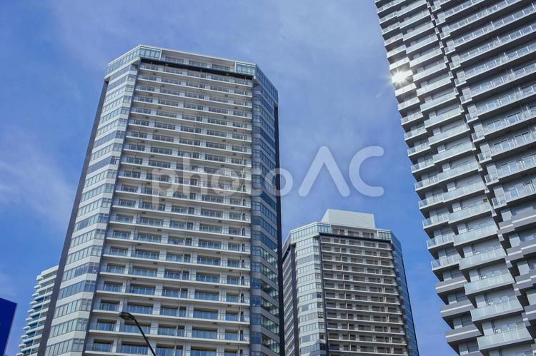 タワーマンション マンション,タワーマンション,タワマンの写真素材