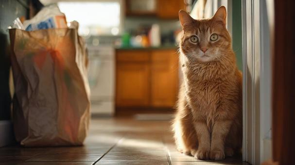 家の中の猫 家の中の猫の写真