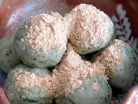 Mugwort dumplings, JPG Mugwort dumplings, JPG