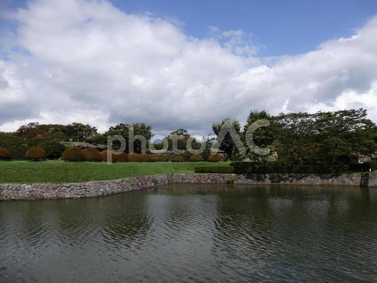 北海道　函館市　五稜郭からの眺め 景色,風景,北海道の写真素材