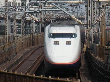 E1系上越新幹線MAX 新幹線,e1系,maxの写真素材