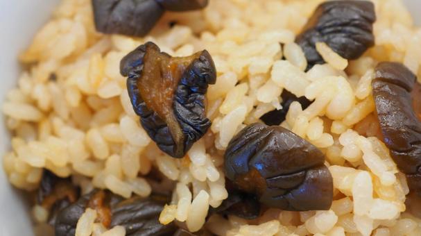 胡瓜の漬物の炊き込みごはん・手料理・接写 胡瓜の漬物の炊き込みごはん・手料理・接写の写真