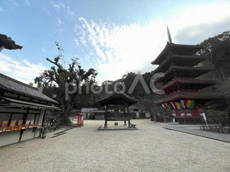 【風景写真】明王院の風景 風景,自然,風景写真の写真素材