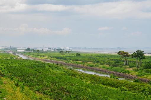 貞山運河⑹ 貞山運河⑹ 運河,貞山運河,新堀の写真素材