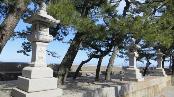 二見興玉神社　夫婦岩表参道 二見興玉神社,夫婦岩,神社の写真素材