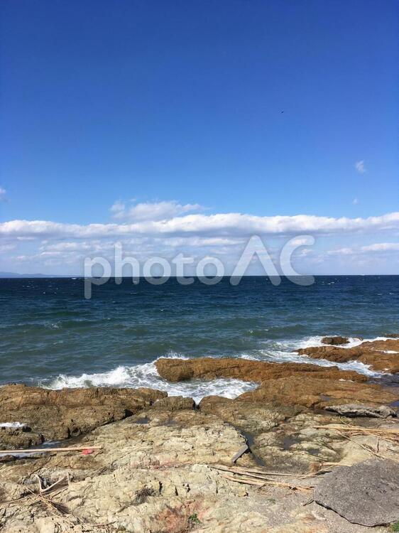 佐賀関の海 佐賀関,豊後水道,海岸の写真素材