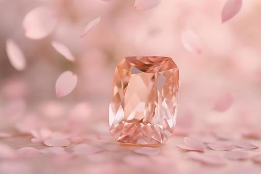 桜舞うモルガナイトの写真