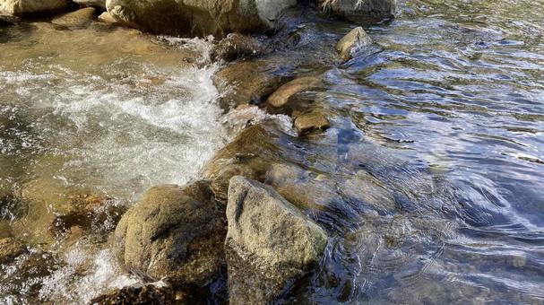 嘉瀬川6 嘉瀬川,佐賀県,富士町の写真素材
