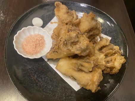 天ぷら　舞茸天　の写真