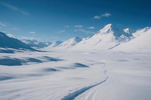 白銀の世界を旅するの写真