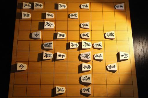 第66期王位戦第4局投了棋譜の盤面 第66期王位戦第4局投了棋譜の盤面 投了棋譜の盤面,棋譜,王位戦第4局の写真素材