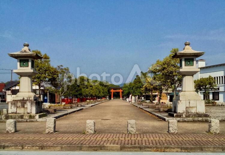 宇佐神宮参道 ビル,ランドマーク,伝統的なの写真素材
