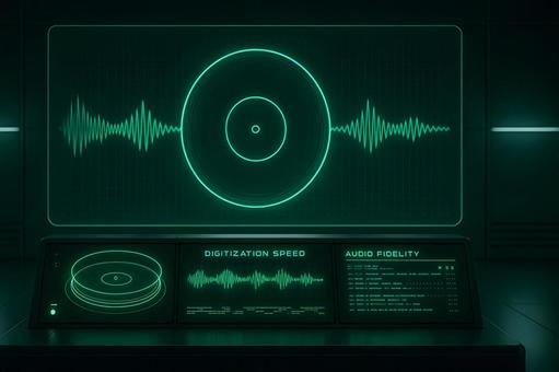 アナログ音源保存の写真