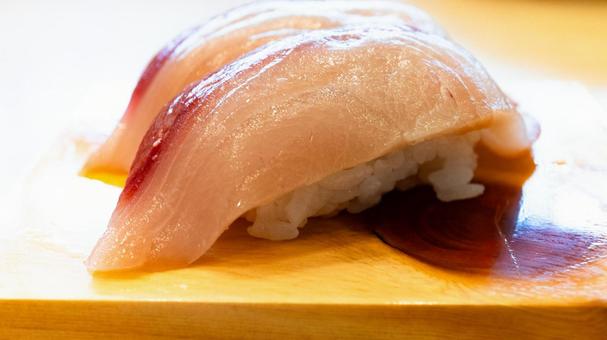 ハマチのにぎり寿司 はまち,にぎり寿司,寿司の写真素材