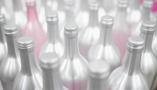 たくさんのボトルの美しい背景 たくさんのボトルの美しい背景の写真