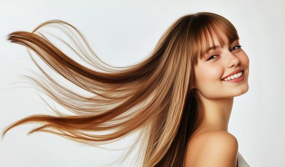女性モデルヘア人物 女性モデルヘア人物の写真