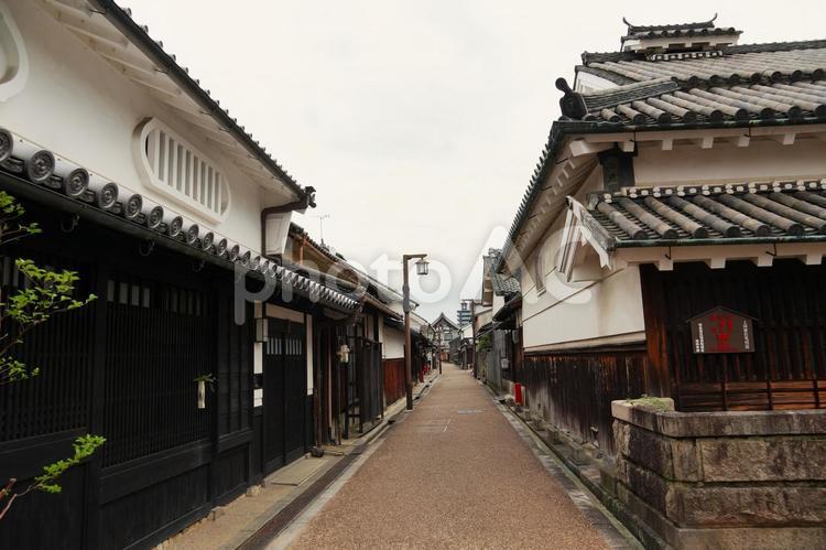 奈良・今井町の街並み 奈良,今井町,虫籠窓の写真素材