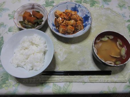 麻婆定食 麻婆定食 麻婆豆腐,食事,おいしいの写真素材