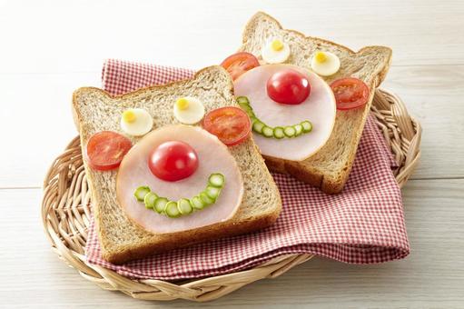 くまトースト くまトーストの写真