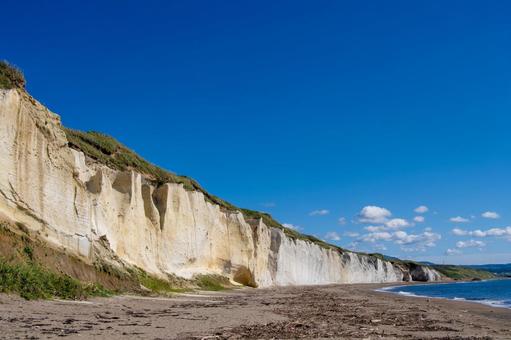 雄大な自然に囲まれた滝瀬海岸のシラフラ シラフラ,滝瀬海岸,乙部町の写真素材