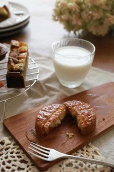 ガレット ガレット ガレット,焼き菓子,フィナンシェの写真素材