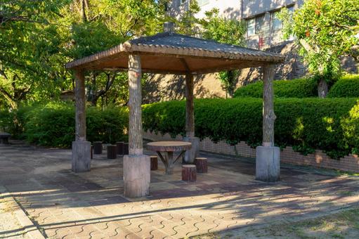 友呂岐緑地公園の休憩所 友呂岐緑地公園の休憩所 風景,道,自然の写真素材