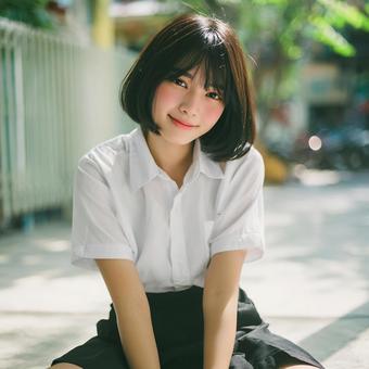 学びの喜びを表現する学生の表情の写真