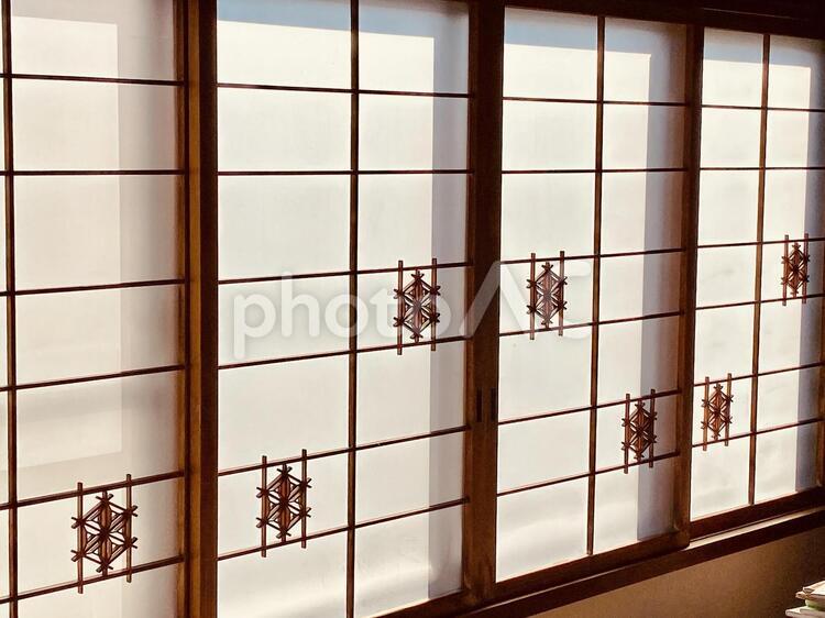 日差しが入った窓 窓,屋内で,何人もありませんの写真素材