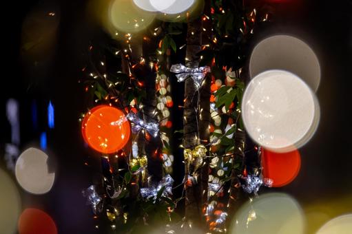 クリスマスのイルミネーション クリスマス,イルミネーション,ライトアップの写真素材