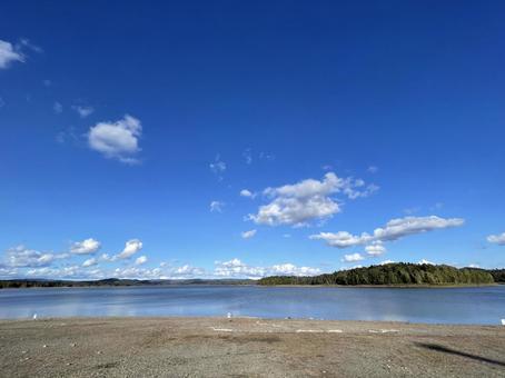 朱鞠内湖の風景01 朱鞠内湖の風景01の写真