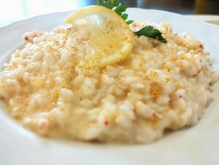 リゾット ライス,米,洋食の写真素材