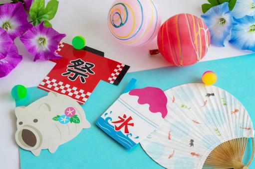 夏祭り　イメージ 夏,祭り,イメージの写真素材