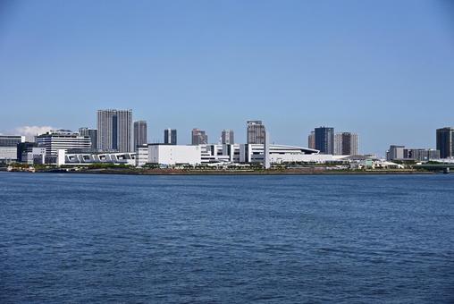 東京港風景~豊洲~ 東京港風景~豊洲~ 東京港,豊洲市場,豊洲ふ頭の写真素材