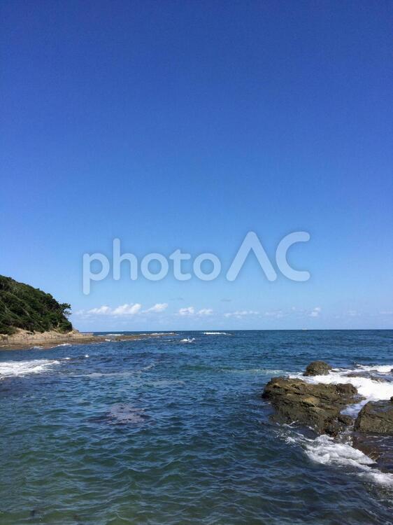 夏の終わりの海2 夏,晴れ,海の写真素材