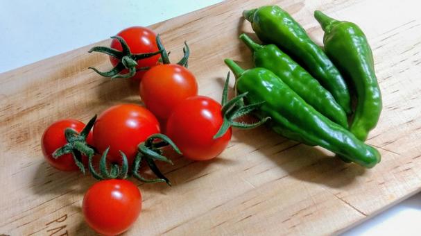Photo, vegetables, summer vegetables, mini tomato, 