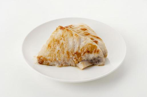 マグロのハラミのソテー マグロのハラミのソテー,マグロのハラミ,ハラミの写真素材