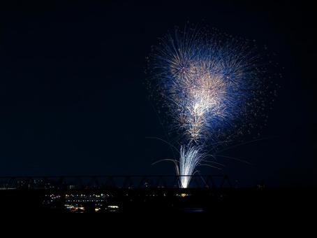 夏の花火 夏の花火 花火,花火大会,夏の写真素材