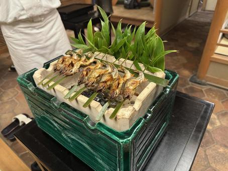 鮎の塩焼き 鮎の塩焼きの写真