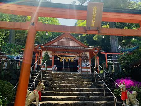 浮羽稲荷神社の鳥居 福岡県 浮羽稲荷神社の鳥居 福岡県の写真