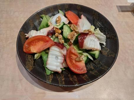 たこときゅうりの中華風サラダ 和食,たこ,きゅうりの写真素材