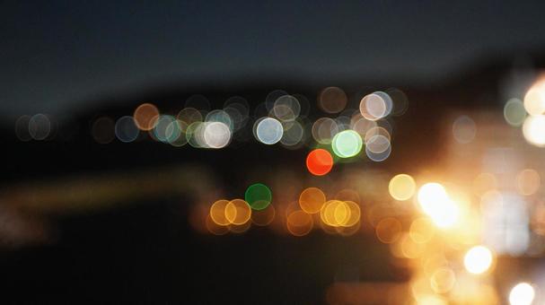 Photo, person obsessed with thoughts of the night (i.e. "i am afraid that ..."), bubble bokeh, bokeh, 