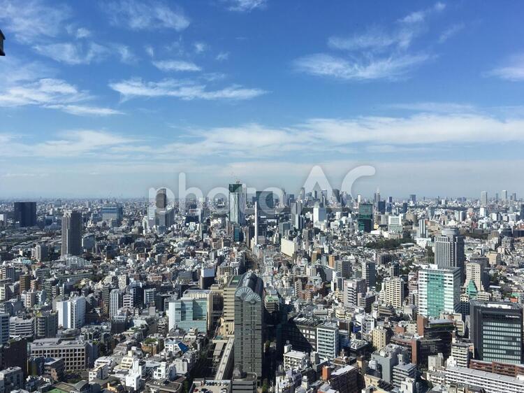 恵比寿ガーデンプレイス39Fからの展望 恵比寿ガーデンプレイス,39階,展望の写真素材