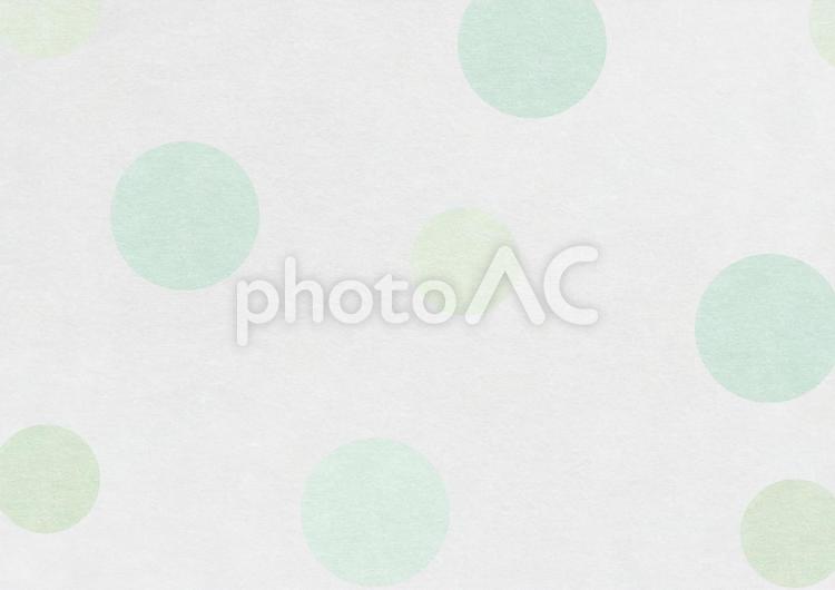 和風の黄緑と緑の水玉模様 水玉,ドット,模様の写真素材